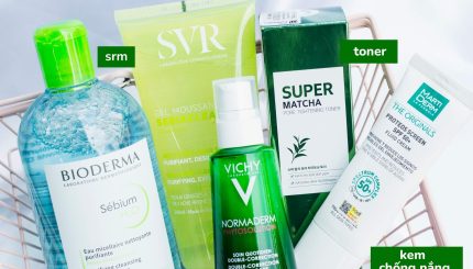 Routine Xanh Lá Để Mụn Xa Lánh