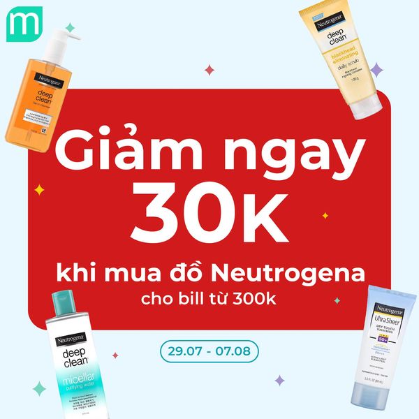 Chương Trình Giảm Giá Và Tặng Quà Neutrogena