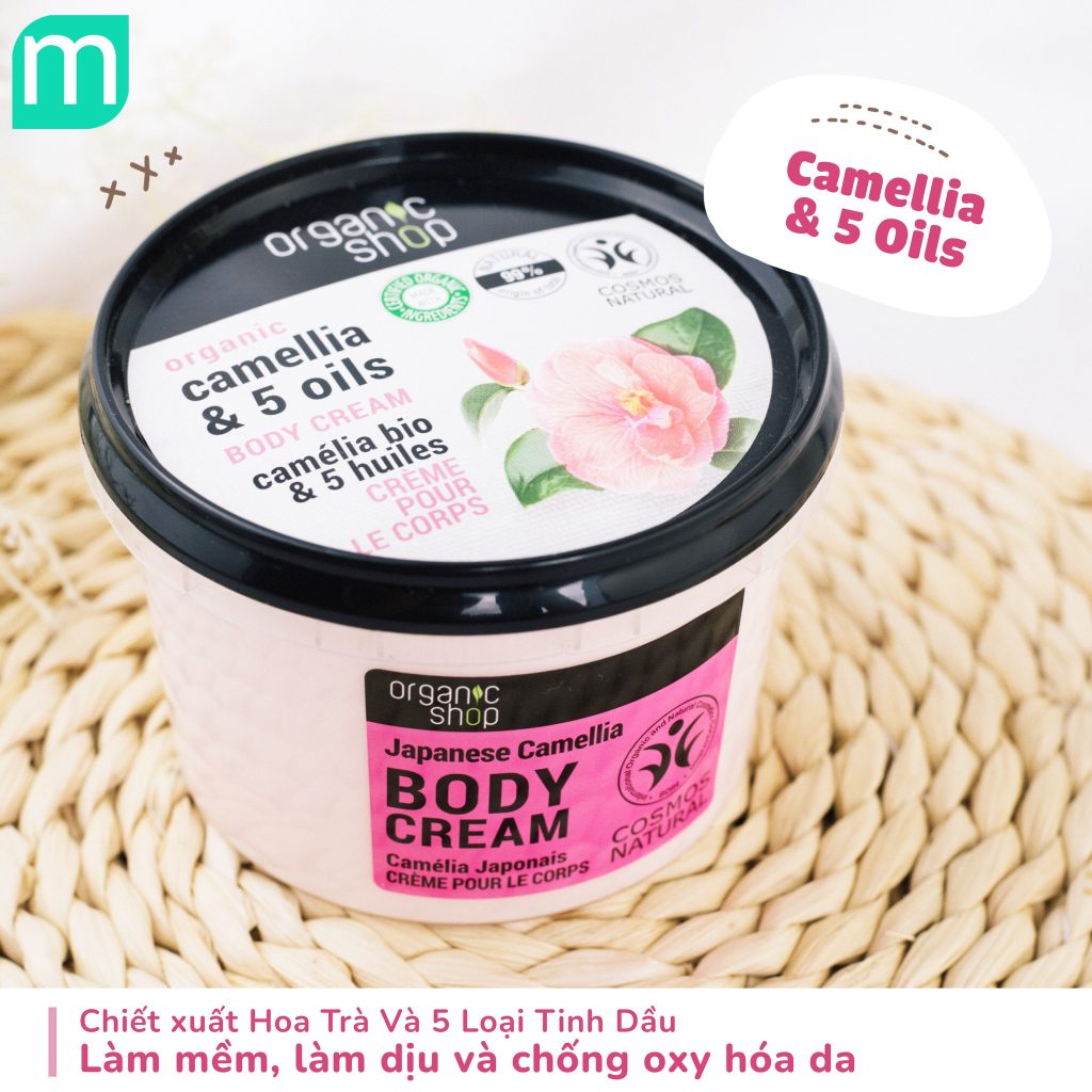 Dưỡng Thể Organic Shop 250ml