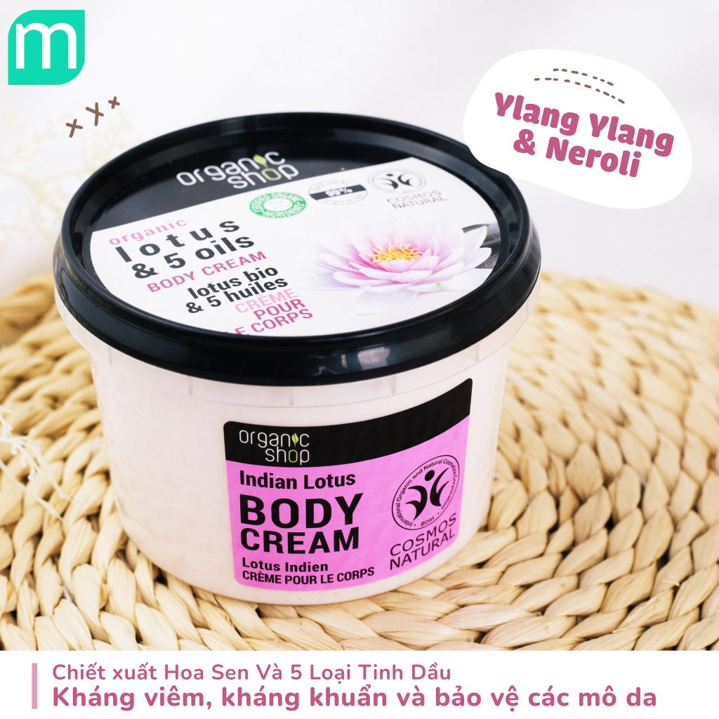 Dưỡng Thể Organic Shop 250ml