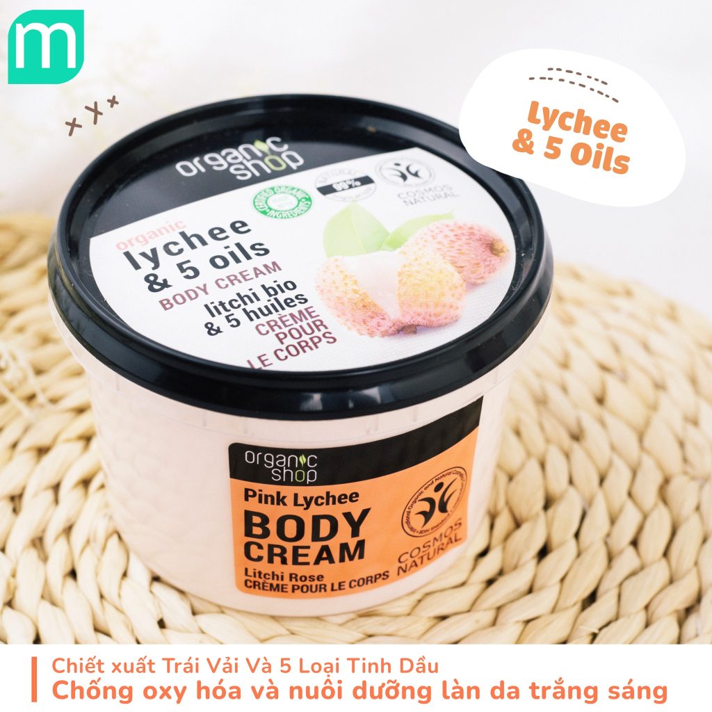 Dưỡng Thể Organic Shop 250ml