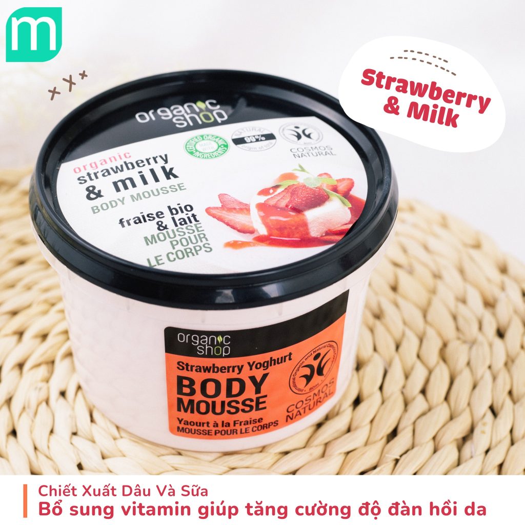 Dưỡng Thể Organic Shop 250ml