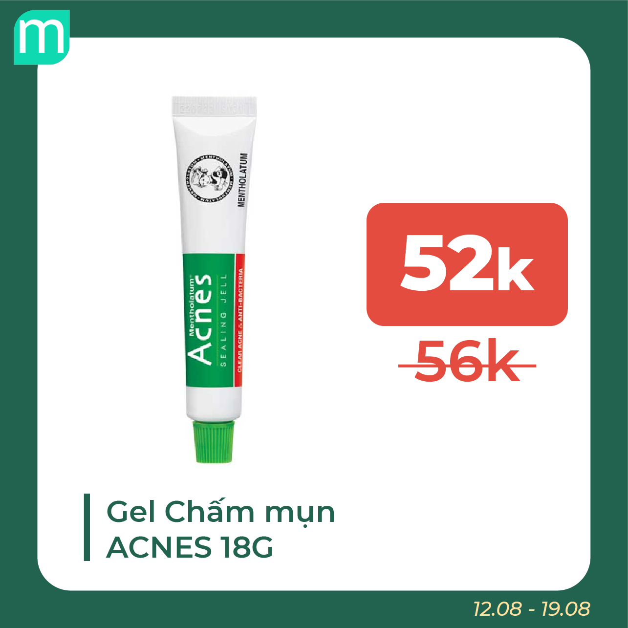 Deal Trị Mụn Giá Mềm Cho Học Sinh - Sinh Viên 