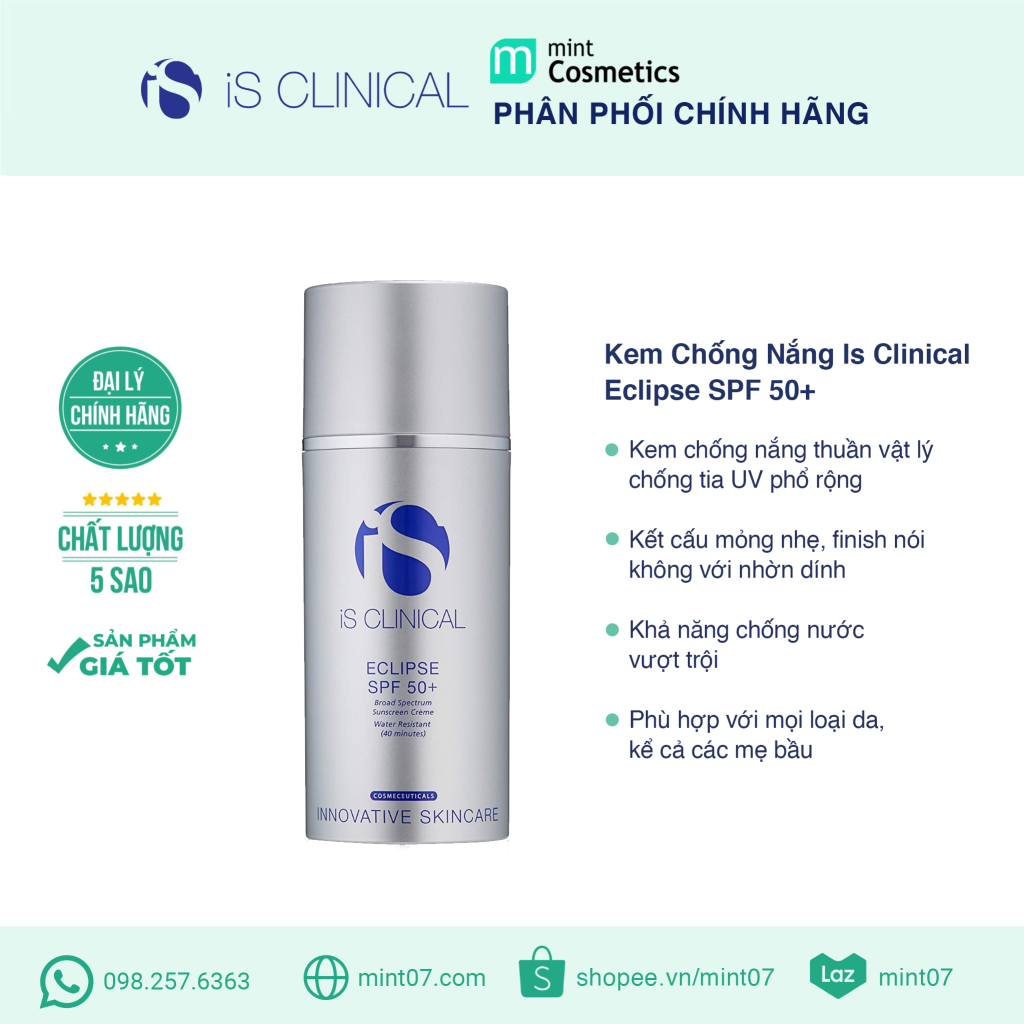 Kem Chống Nắng iS Clinical Eclipse SPF 50 100g