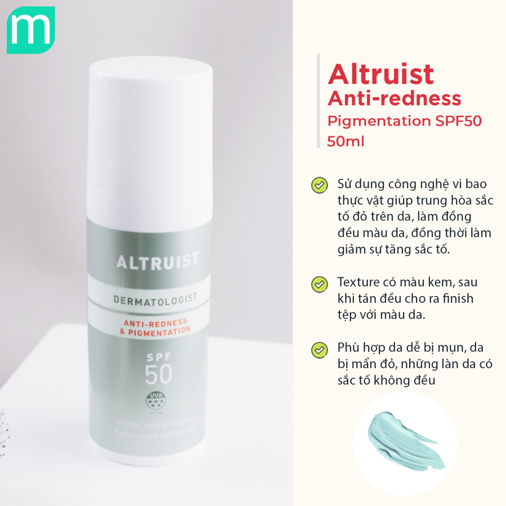 Kem Chống Nắng Altruist Anti-redness Pigmentation SPF50 50ml Kem Chống Nắng Altruist Anti-redness Pigmentation SPF50 50ml
