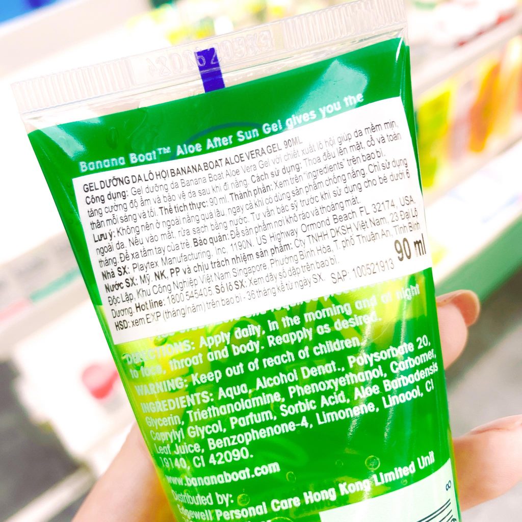 Kem Dưỡng Banana Boat Lô Hội Dạng Gel Kem Dưỡng Banana Boat Lô Hội Dạng Gel