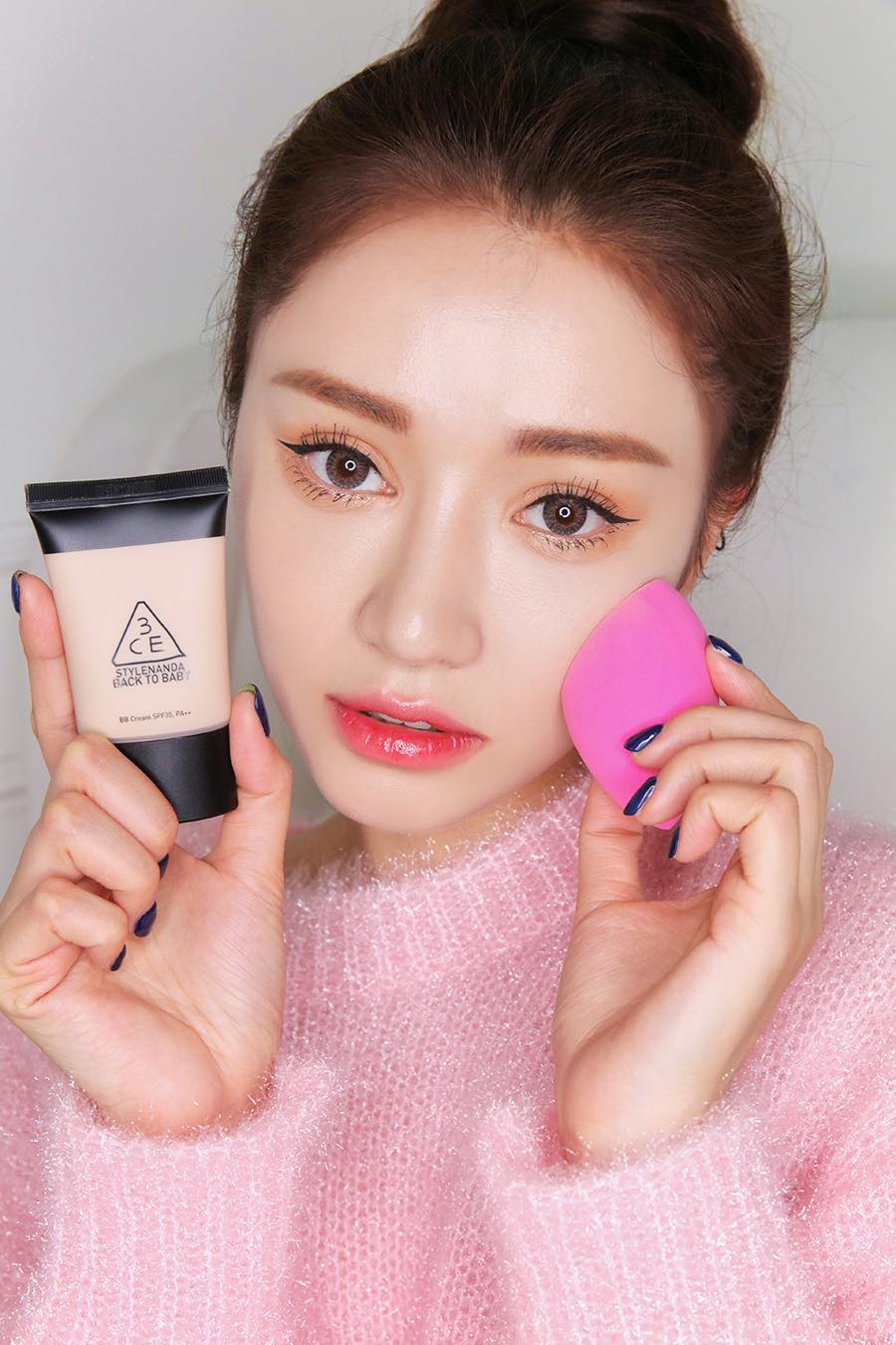 Kem Nền 3CE Back To Baby SPF35 PA ++