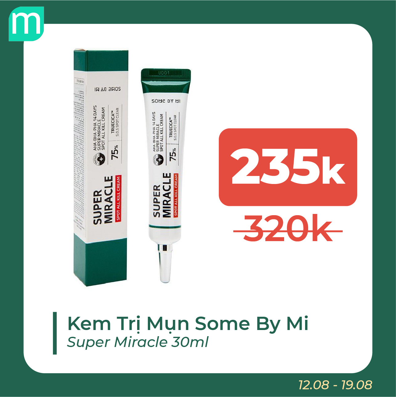 Deal Trị Mụn Giá Mềm Cho Học Sinh - Sinh Viên 