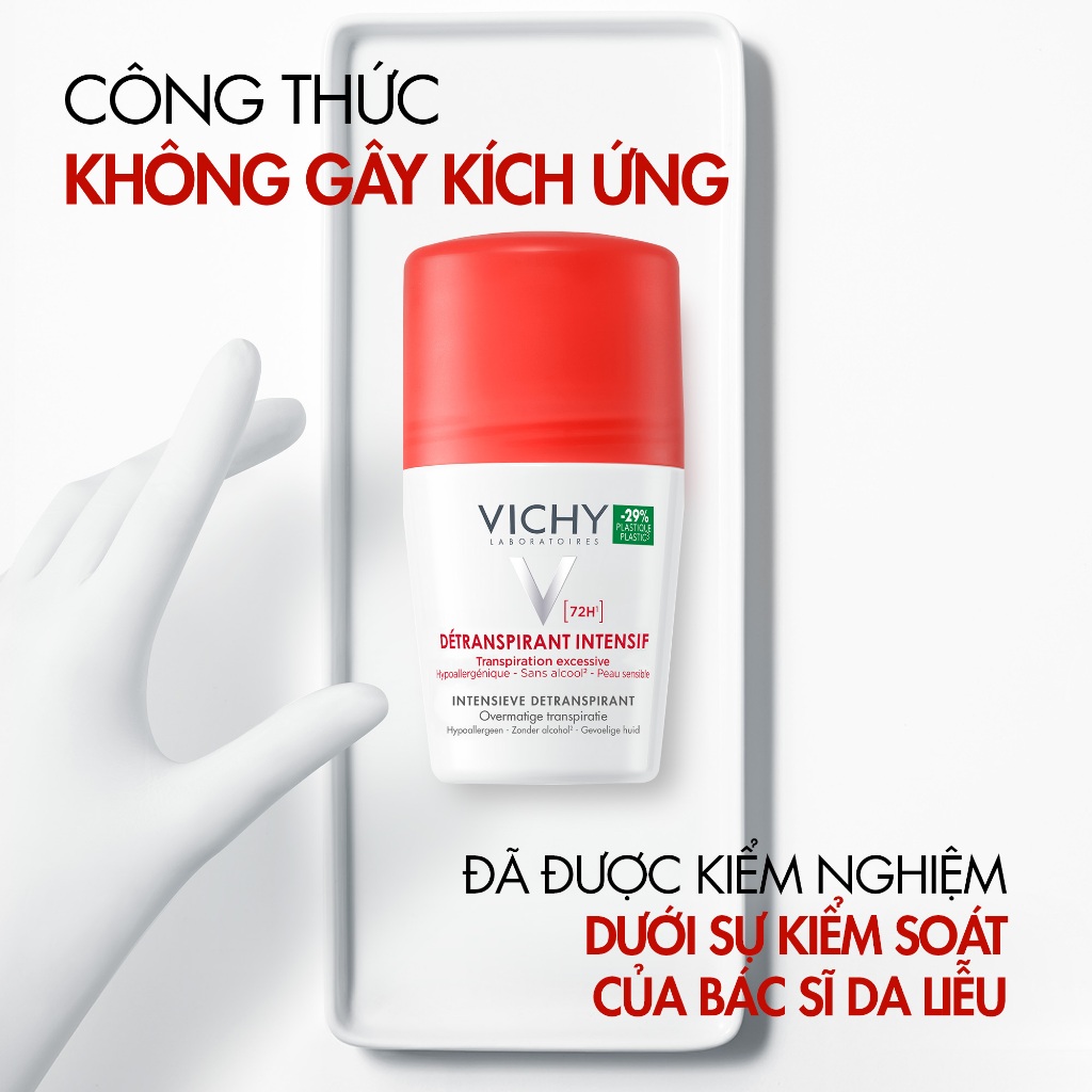 Lăn Khử Mùi Vichy 72h 50ml