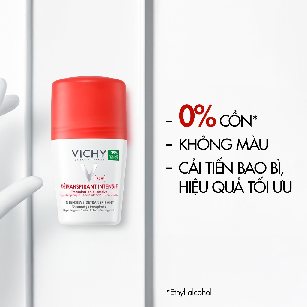 Lăn Khử Mùi Vichy 72h 50ml