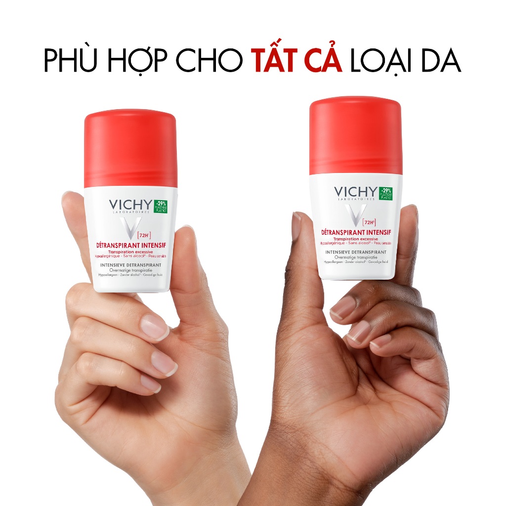 Lăn Khử Mùi Vichy 72h 50ml