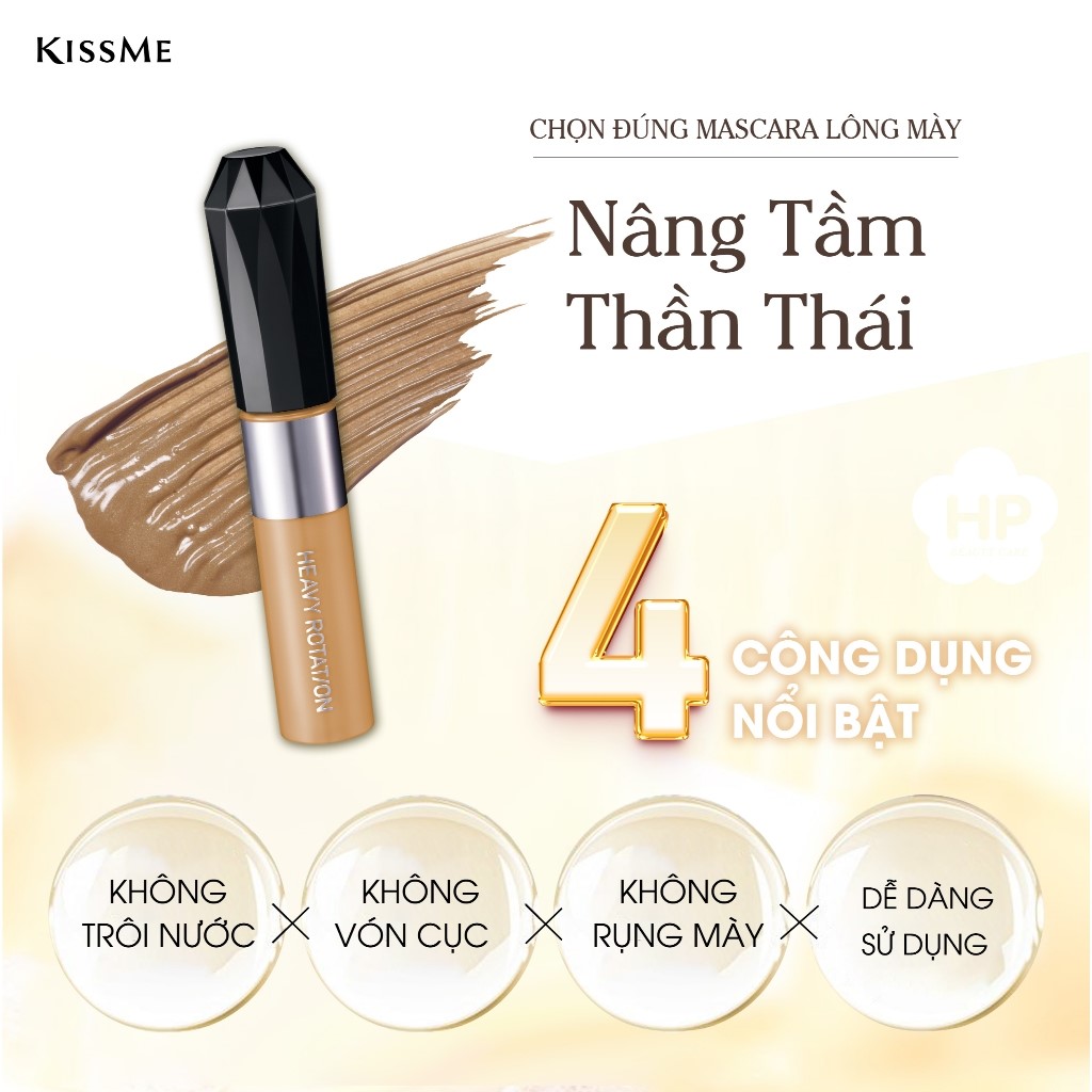 Mascara Lông Mày Kiss Me Heavy Rotation 8g Mascara Lông Mày Kiss Me Heavy Rotation 8g - Ảnh 4