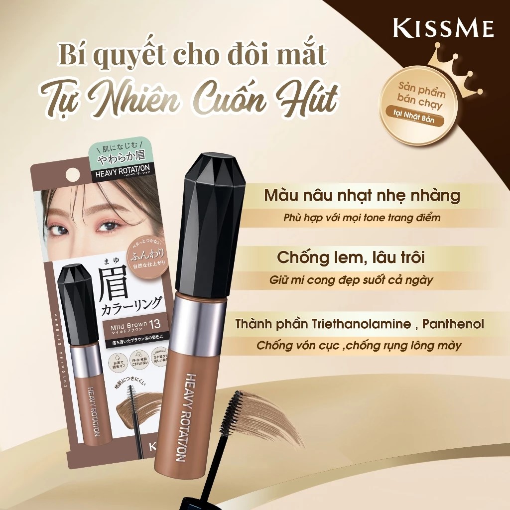 Mascara Lông Mày Kiss Me Heavy Rotation 8g Mascara Lông Mày Kiss Me Heavy Rotation 8g