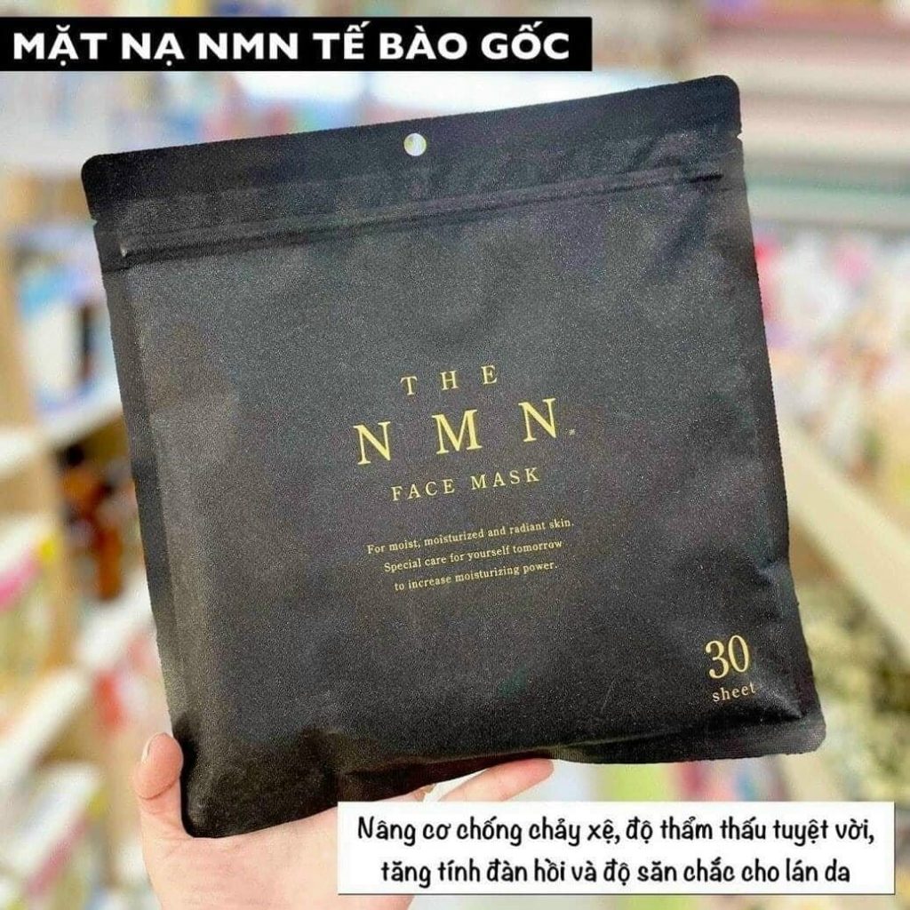 Mặt Nạ The NMN Face Mask Đen 30 Miếng