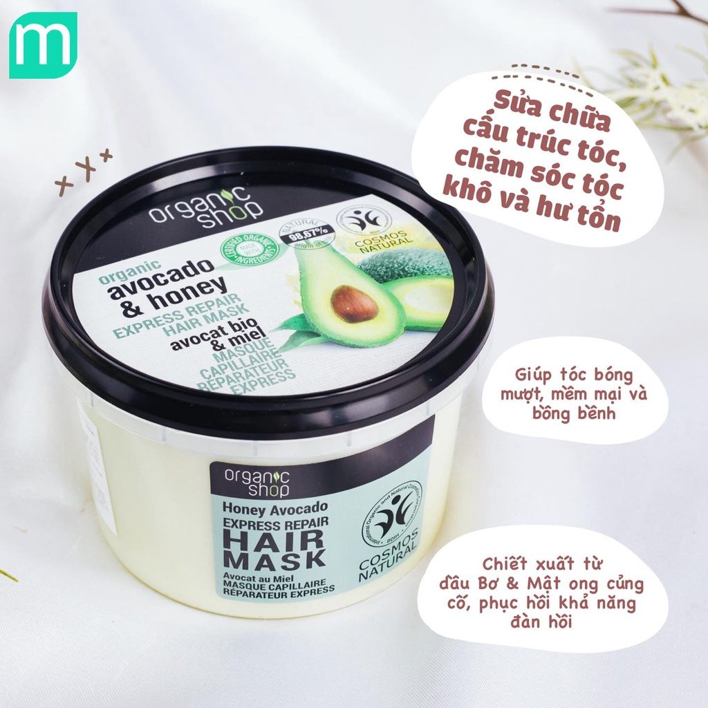 Mặt Nạ Ủ Tóc Organic Shop Natural Hair Mask