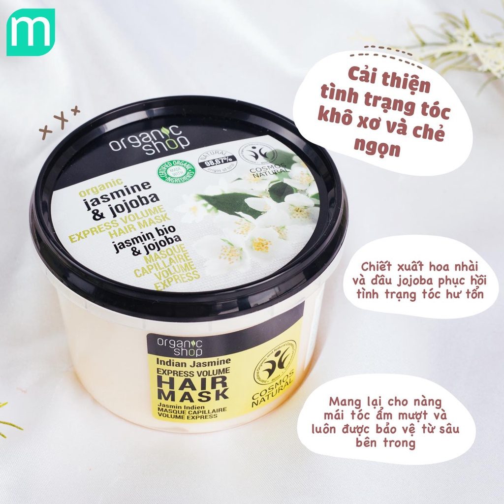 Mặt Nạ Ủ Tóc Organic Shop Natural Hair Mask