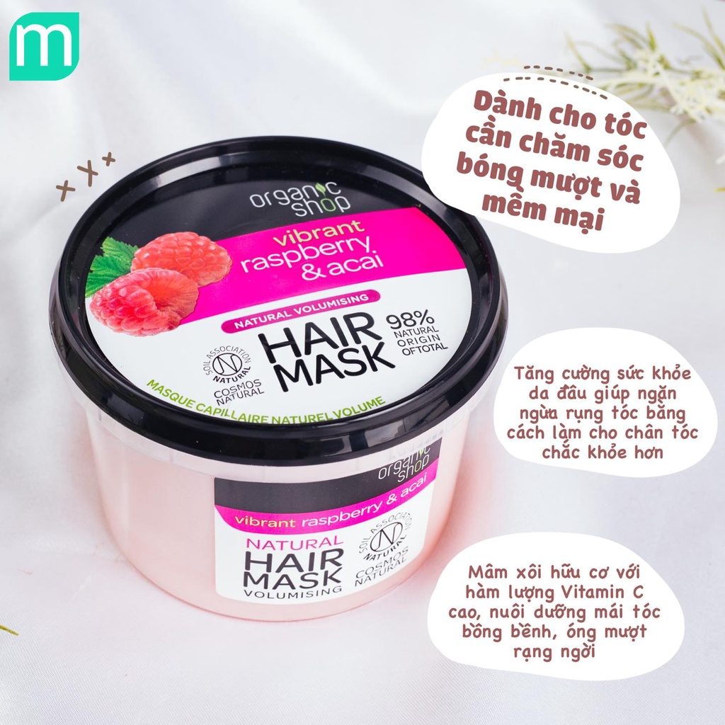 Mặt Nạ Ủ Tóc Organic Shop Natural Hair Mask