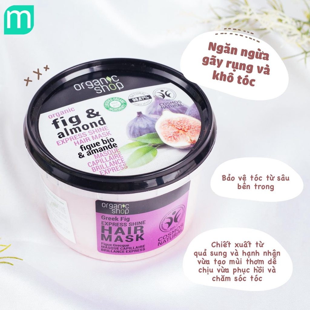 Mặt Nạ Ủ Tóc Organic Shop Natural Hair Mask