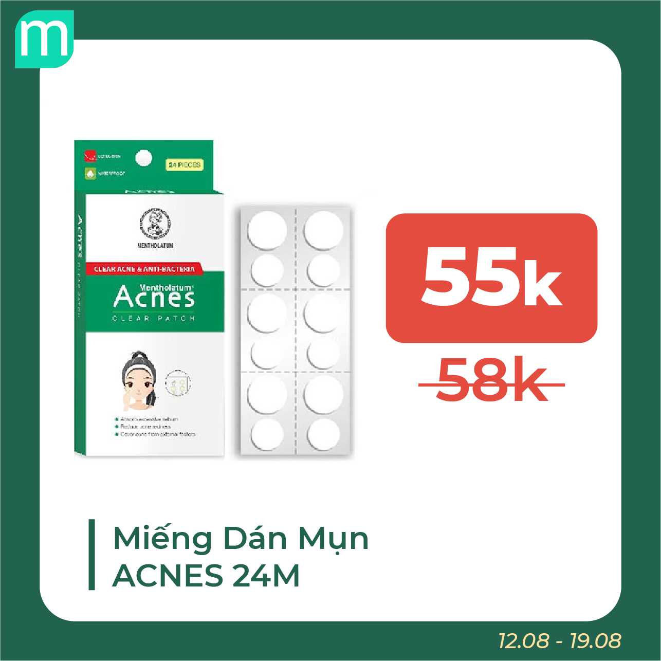 Deal Trị Mụn Giá Mềm Cho Học Sinh - Sinh Viên 