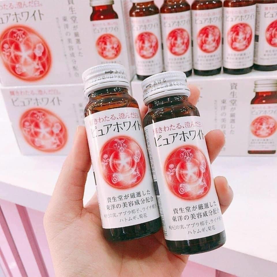 Nước Uống The Collagen Shiseido Pure White 10 Lọ x 50ml Nước Uống The Collagen Shiseido Pure White 10 Lọ x 50ml