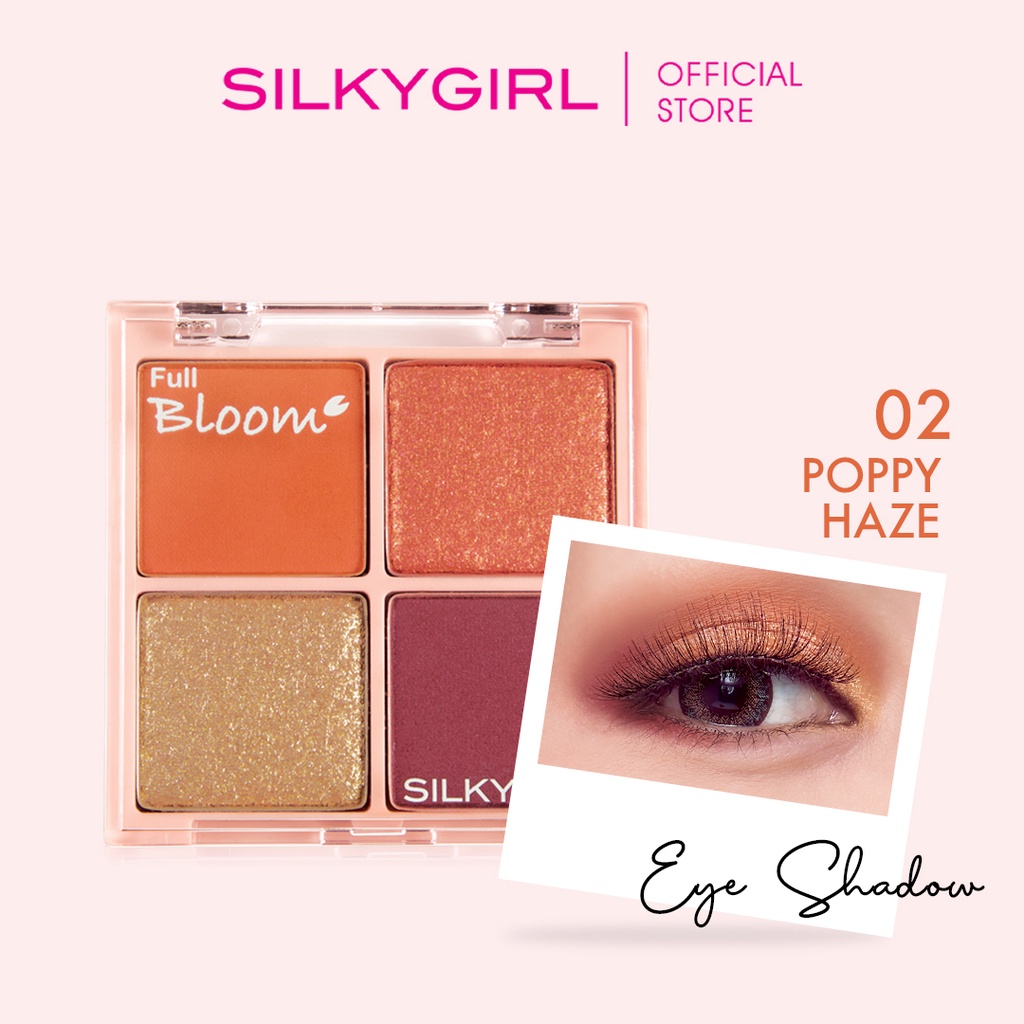 Phấn Mắt 4 Ô Silky Girl Full Bloom Shadow Quad Phấn Mắt 4 Ô Silky Girl Full Bloom Shadow Quad - Ảnh 5
