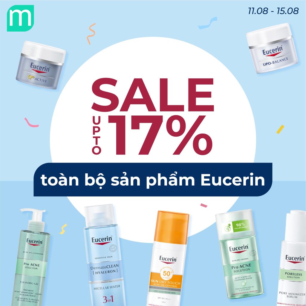 Chương Trình Eucerin Sale Lời Tặng Quà Hời