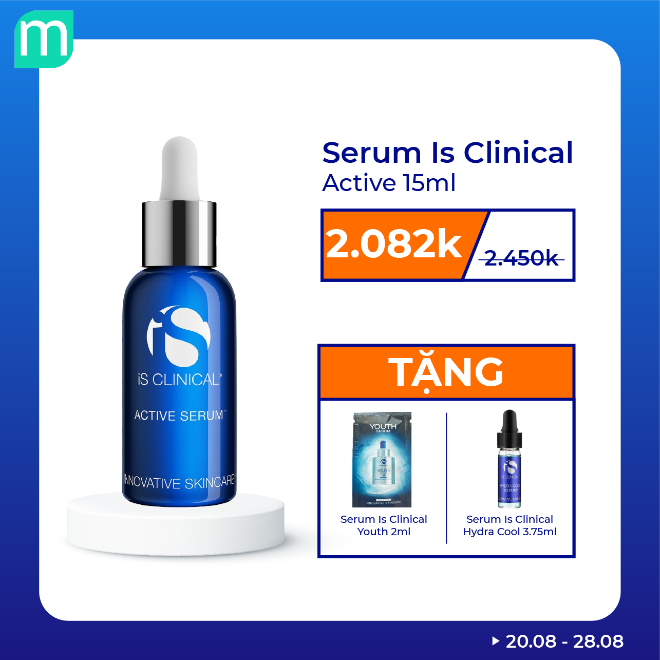 Bão SALE Toàn Bô 15% Sản Phẩm iS Clinical