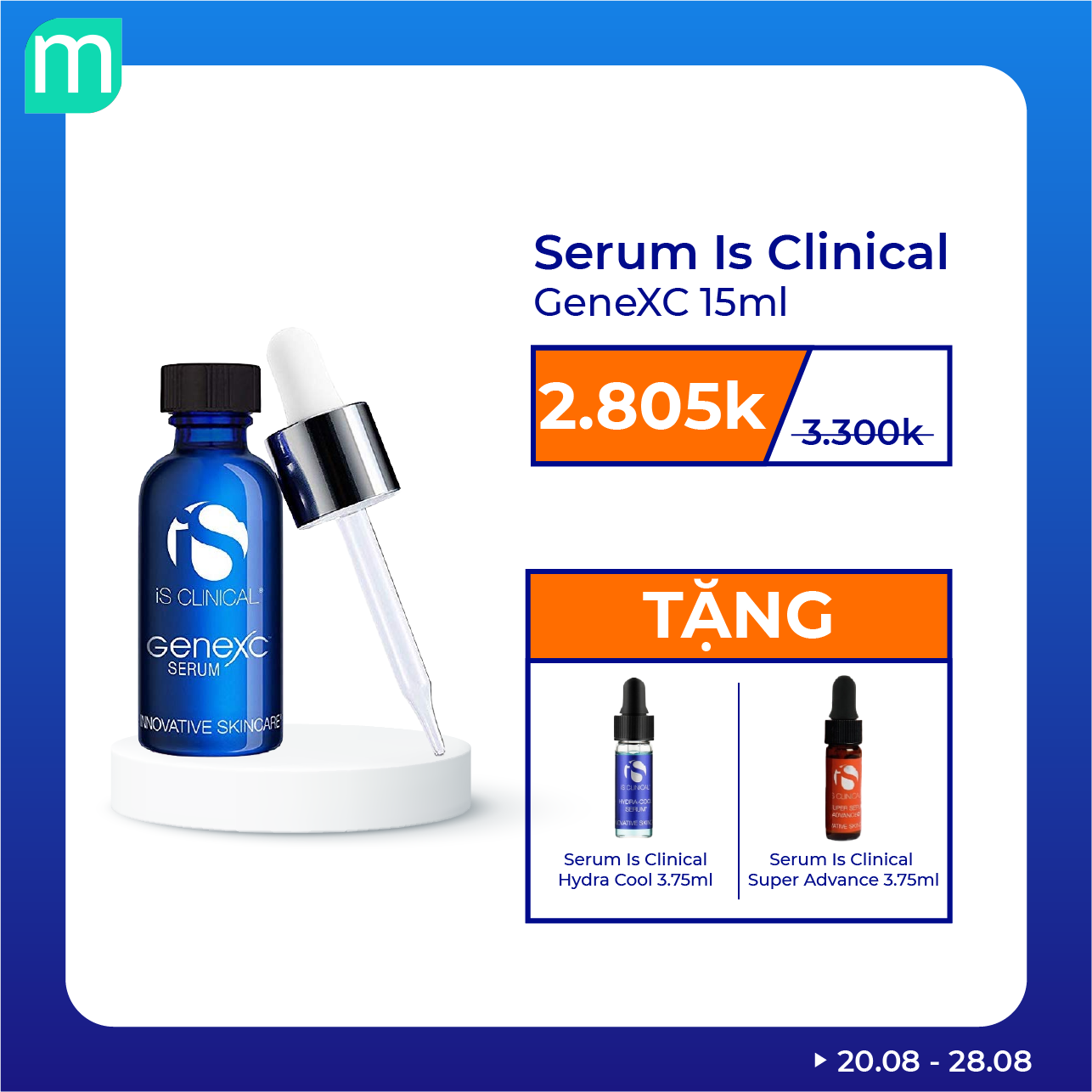 Bão SALE Toàn Bô 15% Sản Phẩm iS Clinical