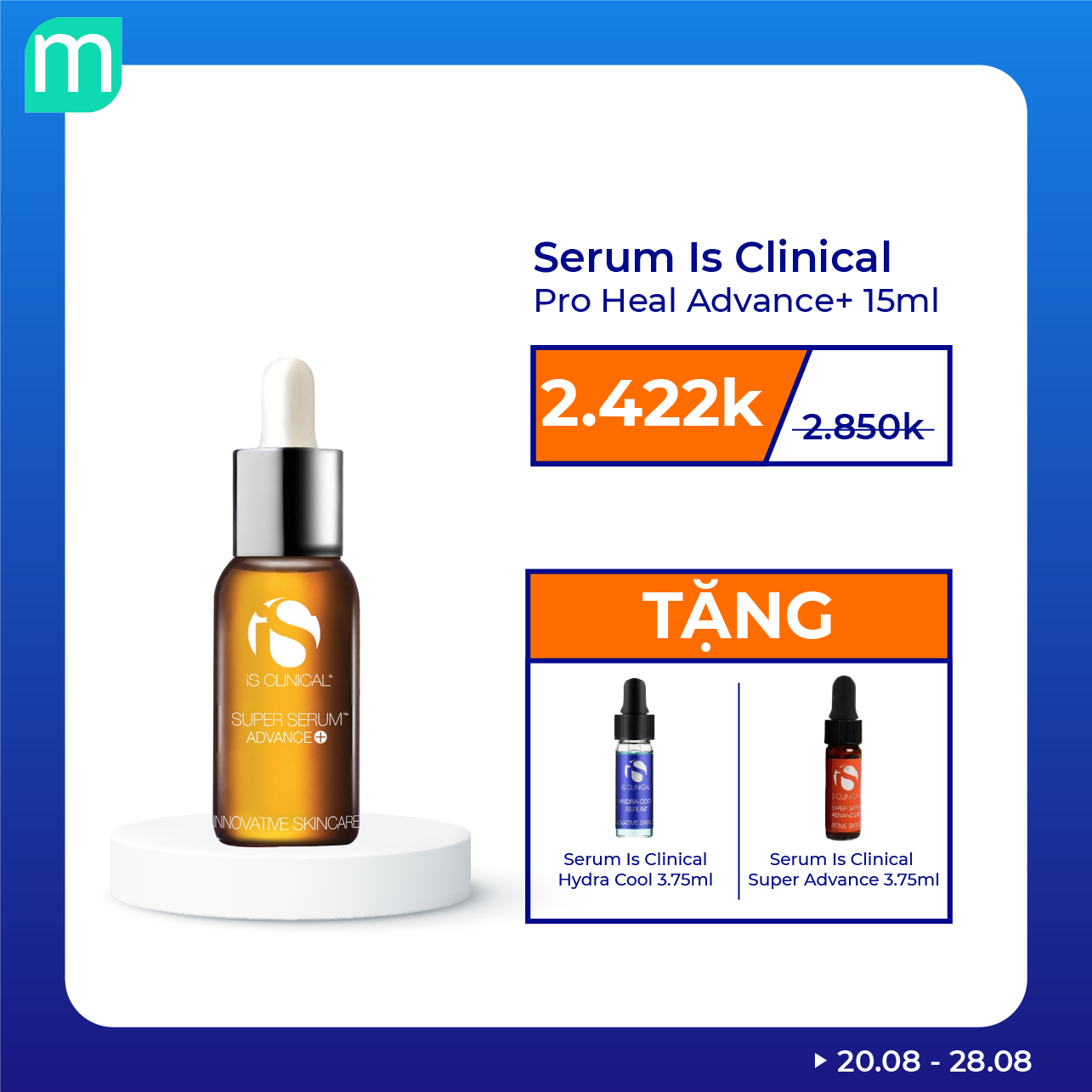 Bão SALE Toàn Bô 15% Sản Phẩm iS Clinical