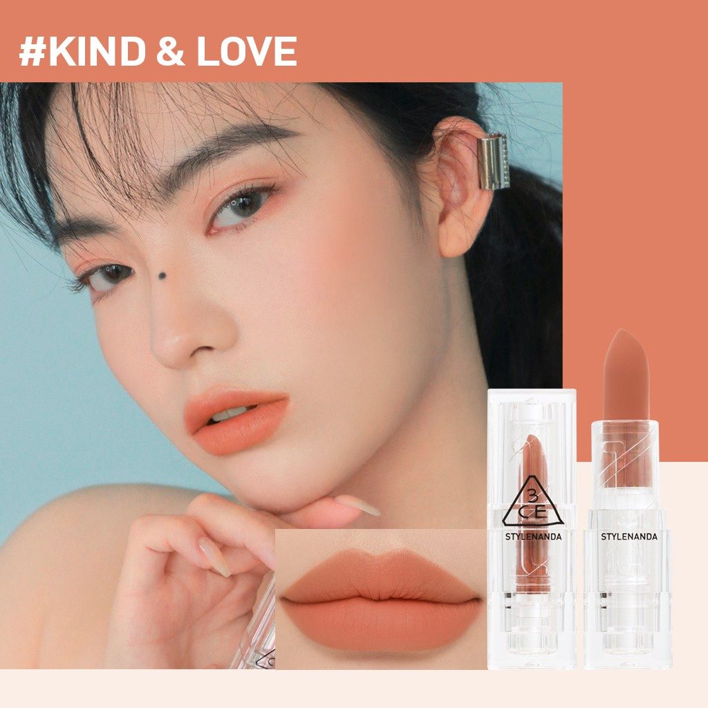 Son Thỏi 3CE Soft Matte Lipstick Clear Layer Edition