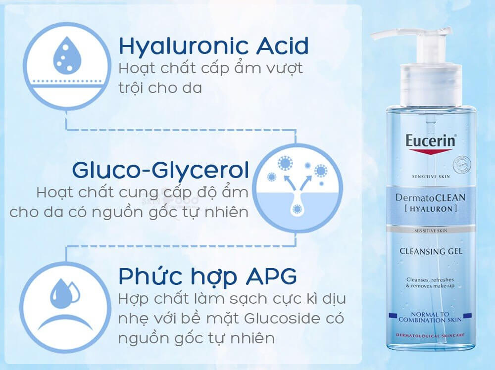 Sữa Rửa Mặt Eucerin Dermato Clean Hyaluron Sữa Rửa Mặt Eucerin Dermato Clean Hyaluron