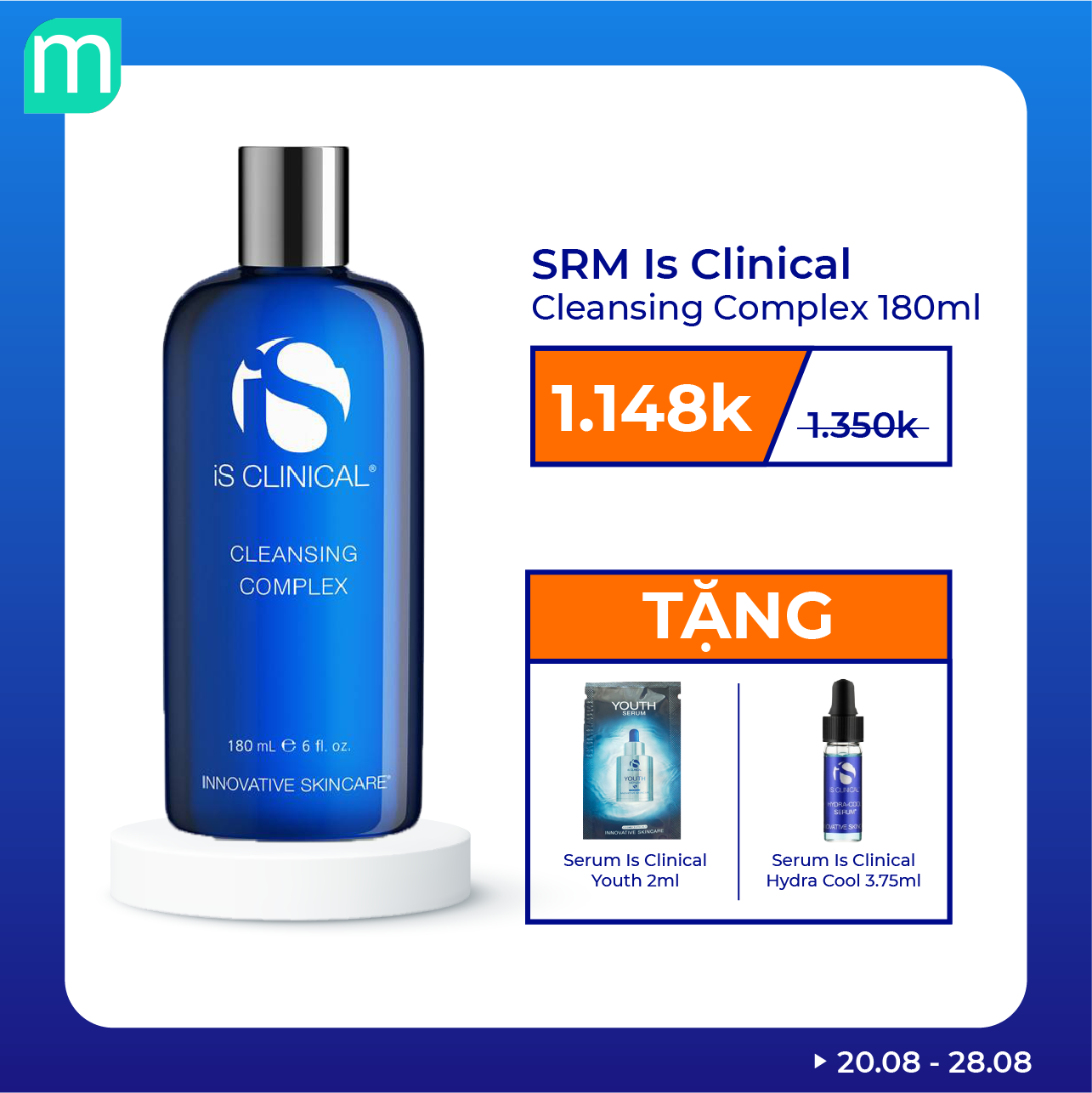 Bão SALE Toàn Bô 15% Sản Phẩm iS Clinical