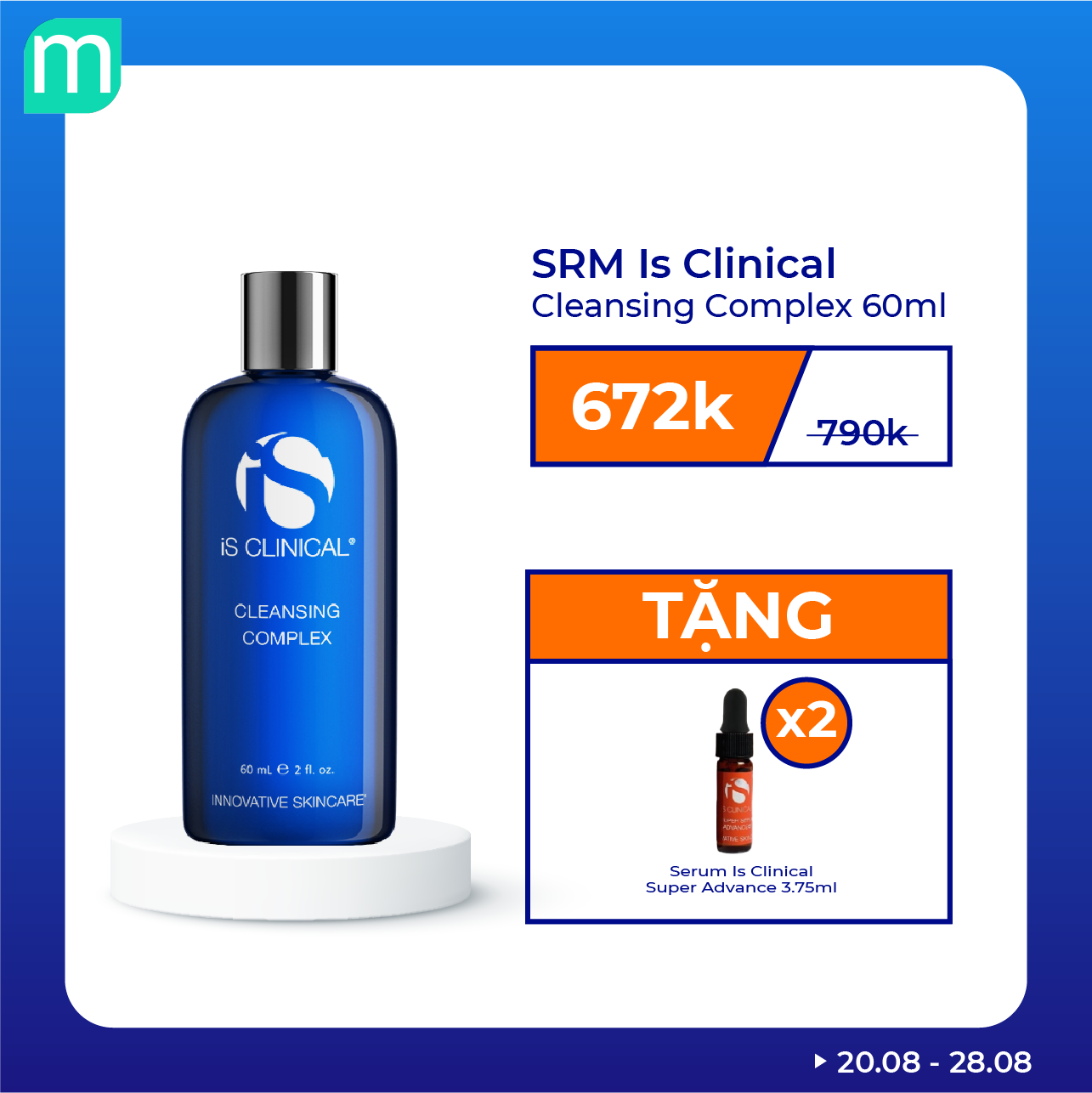 Bão SALE Toàn Bô 15% Sản Phẩm iS Clinical