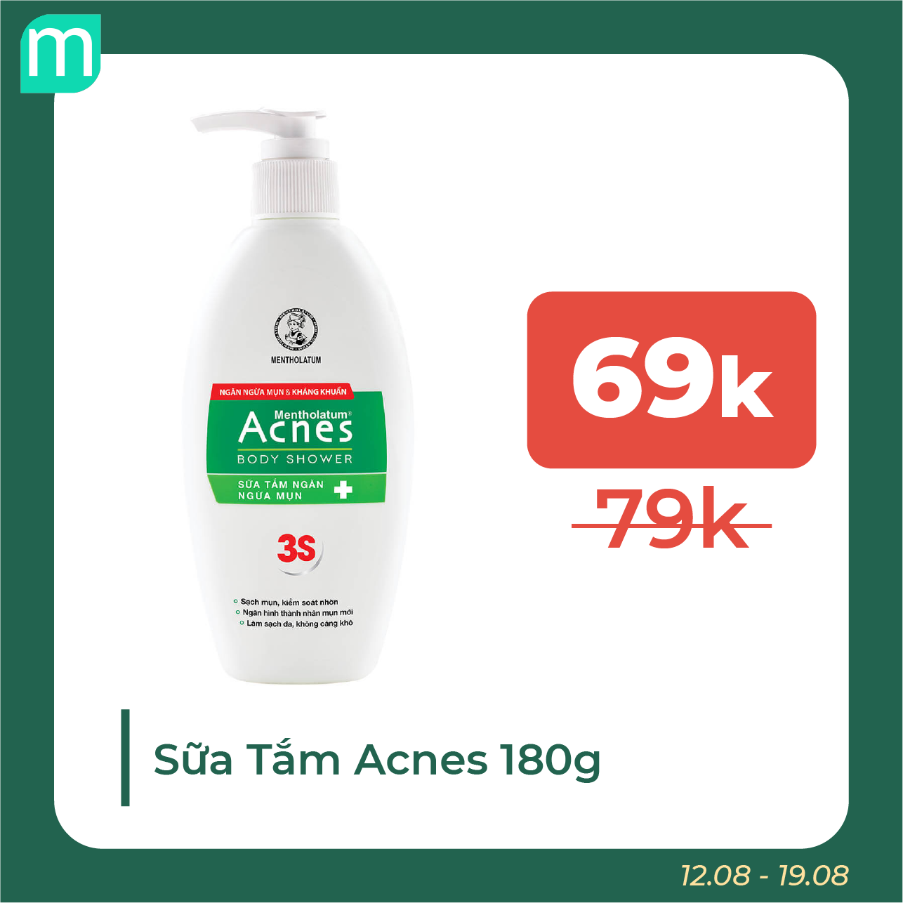 Deal Trị Mụn Giá Mềm Cho Học Sinh - Sinh Viên 