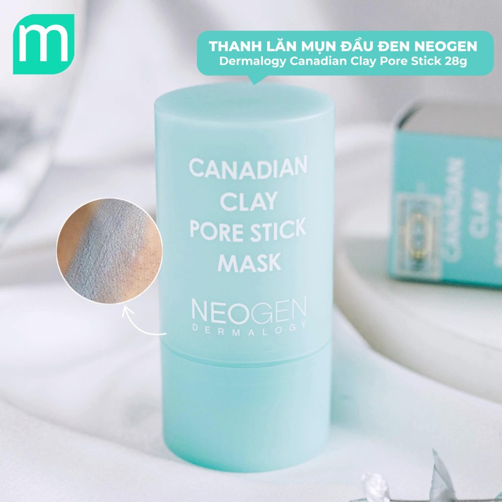 Thanh Lăn Mụn Đầu Đen Neogen Dermalogy Canadian Clay Pore Stick 28g Thanh Lăn Mụn Đầu Đen Neogen Dermalogy Canadian Clay Pore Stick 28g