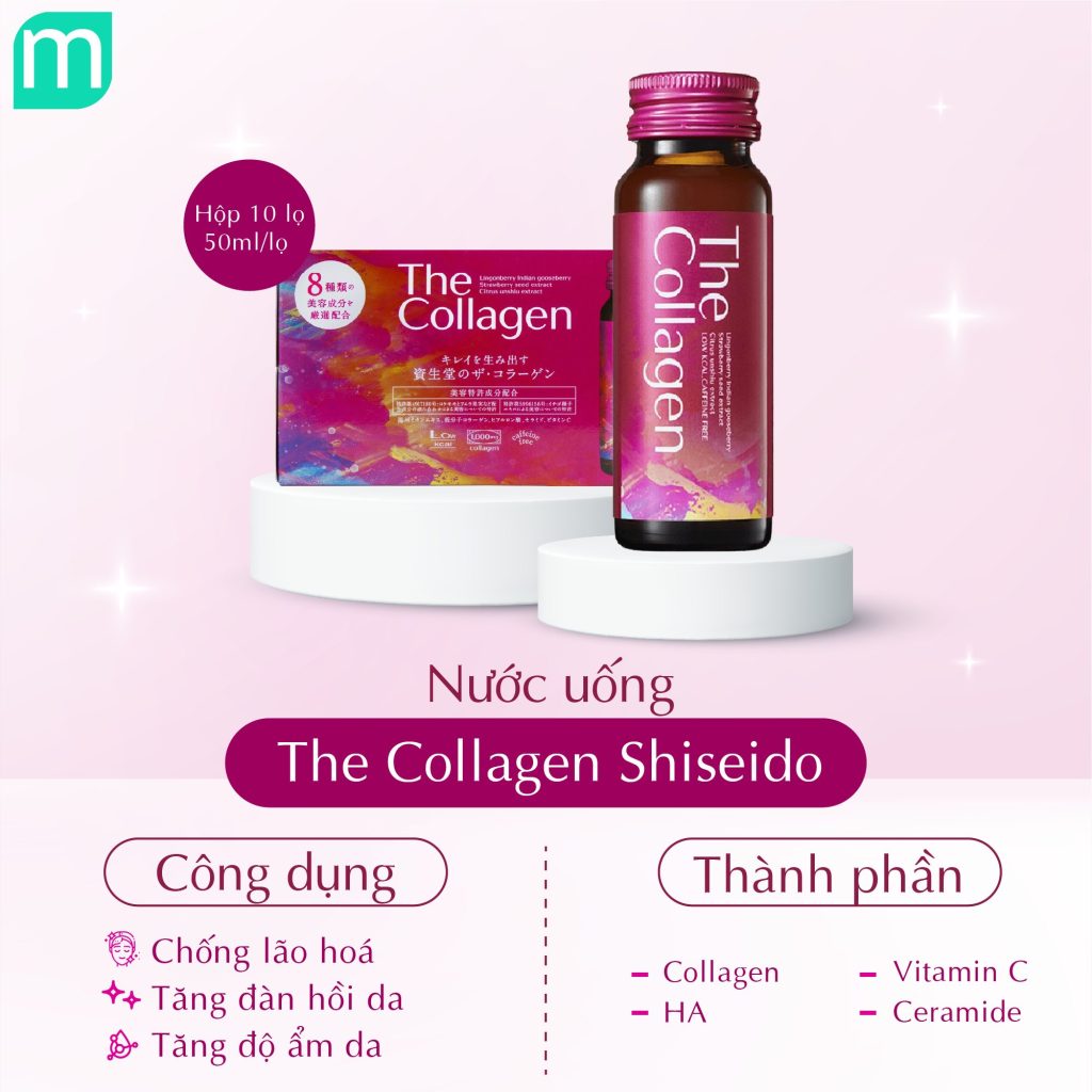 Nước Uống The Collagen Shiseido 10 Lọ x 50ml