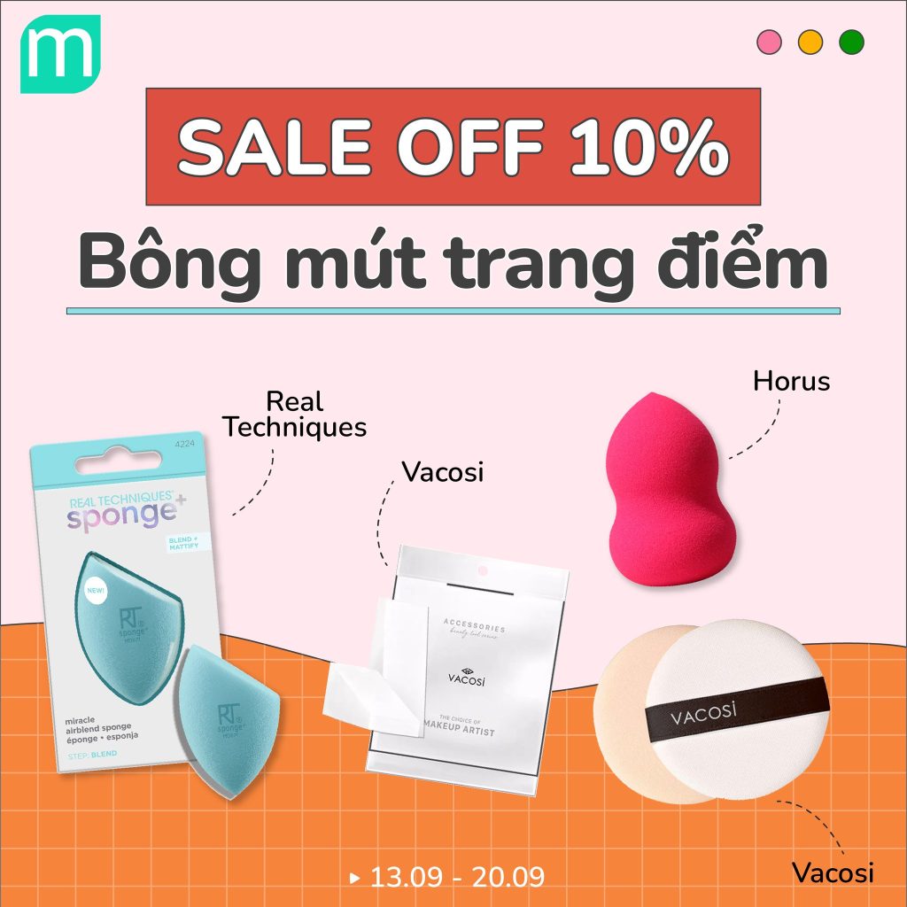 Tuần Lễ Beauty Tool - Sale Off 10%
