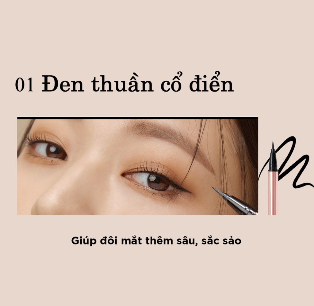 Kẻ Mắt Black Rouge Power Proof Pen Liner