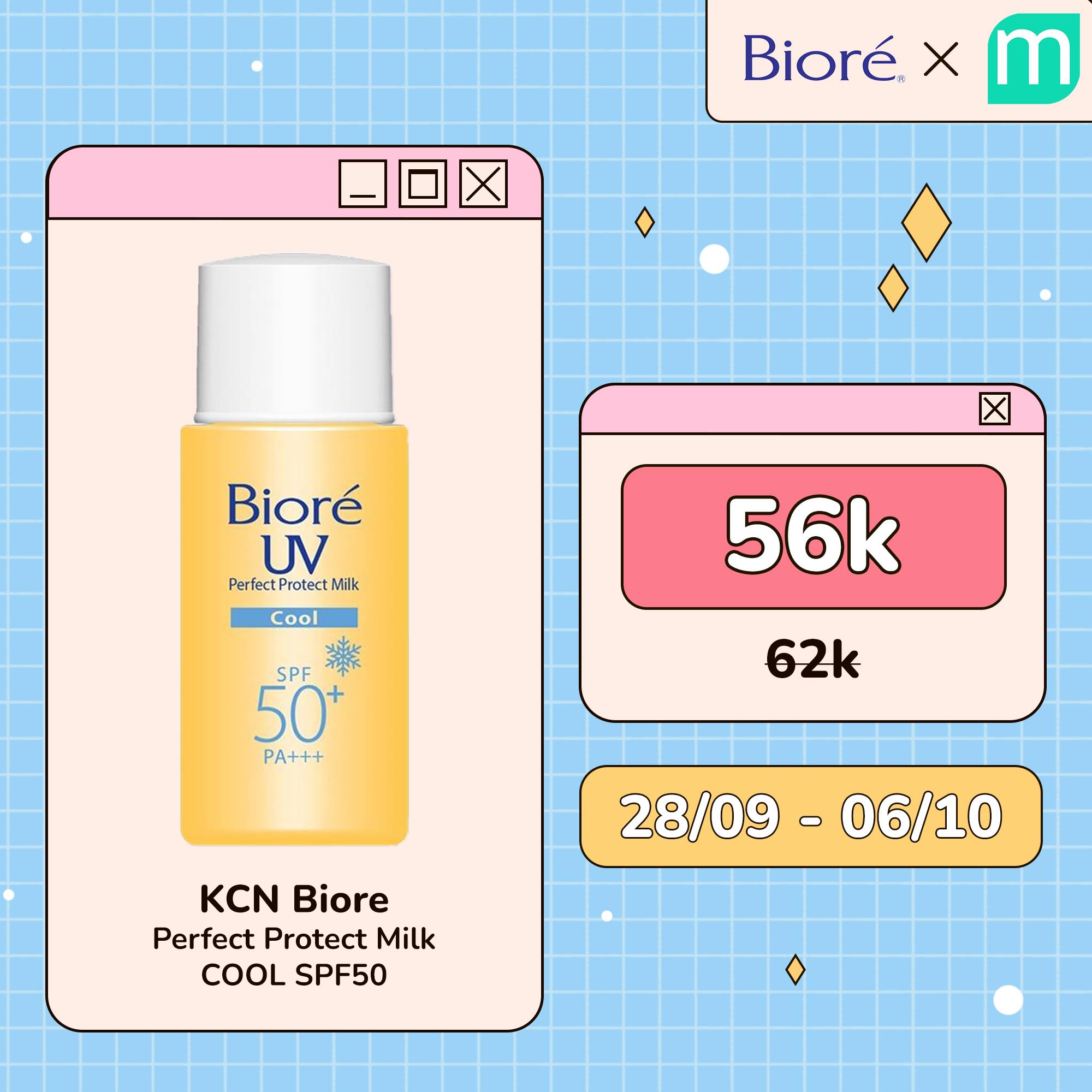Chương Trình SALE KAOxMint (BIORE, FREEPLUS, CUREL, MEGURI)