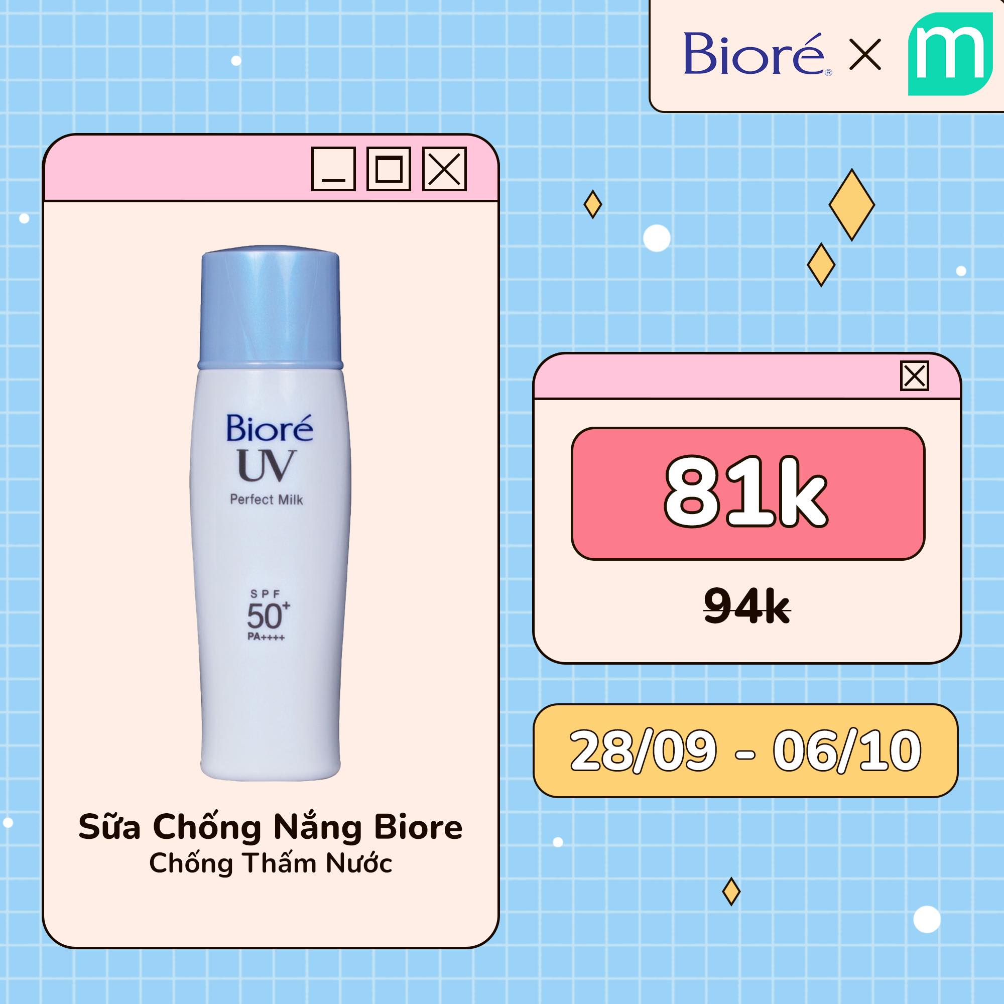 Chương Trình SALE KAOxMint (BIORE, FREEPLUS, CUREL, MEGURI)