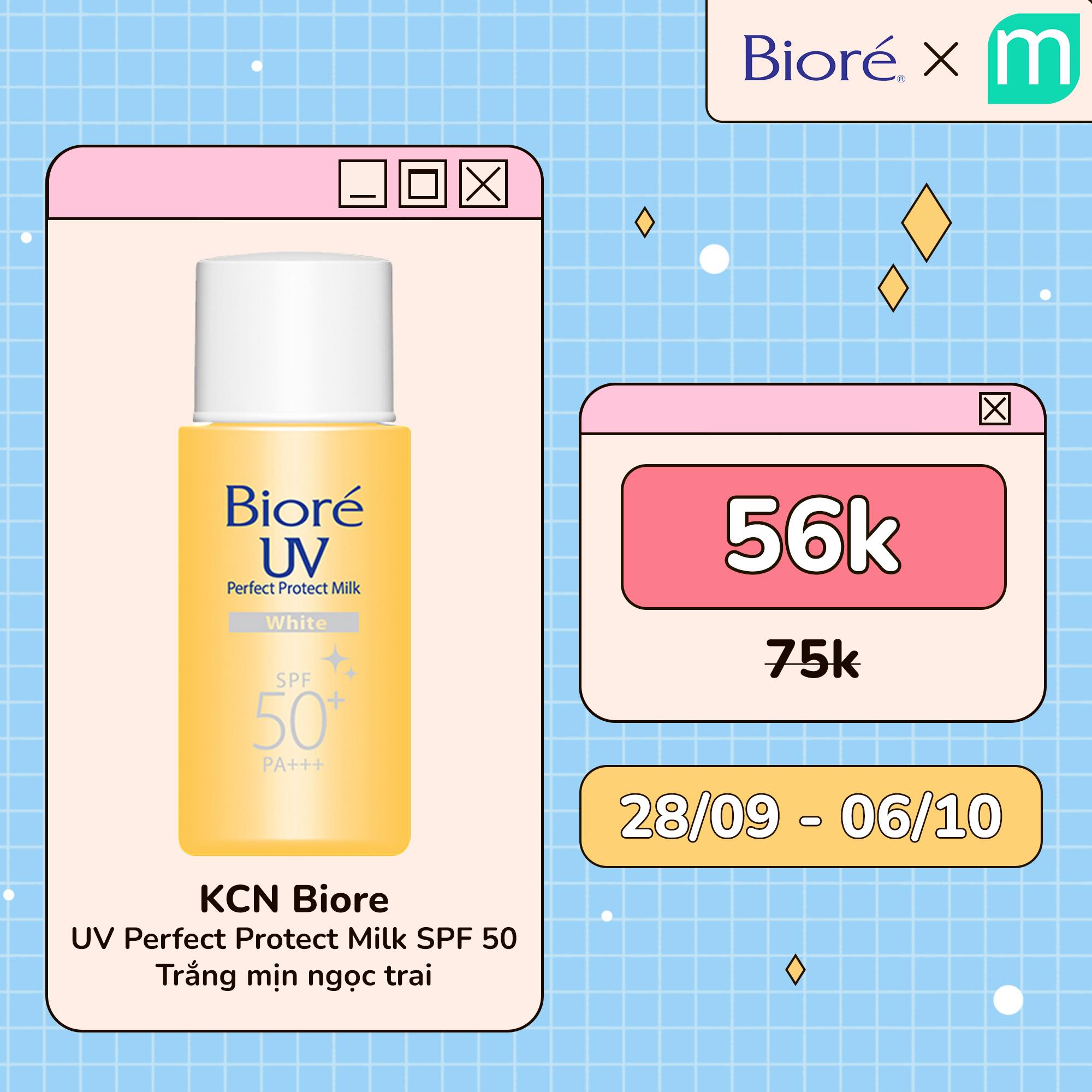 Chương Trình SALE KAOxMint (BIORE, FREEPLUS, CUREL, MEGURI)