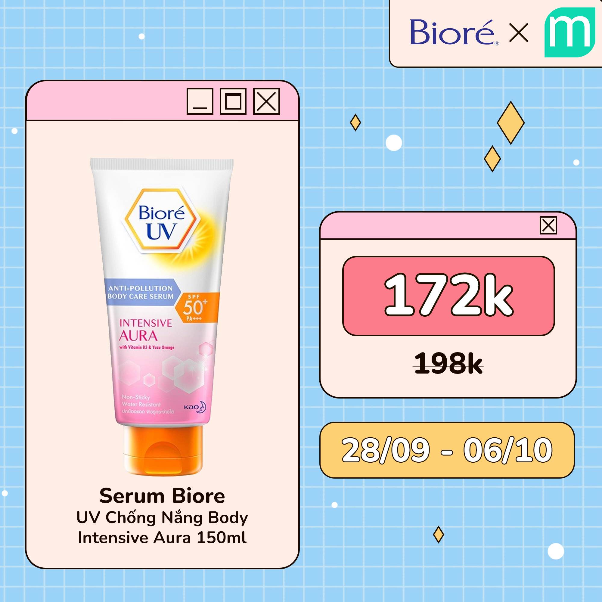 Chương Trình SALE KAOxMint (BIORE, FREEPLUS, CUREL, MEGURI)