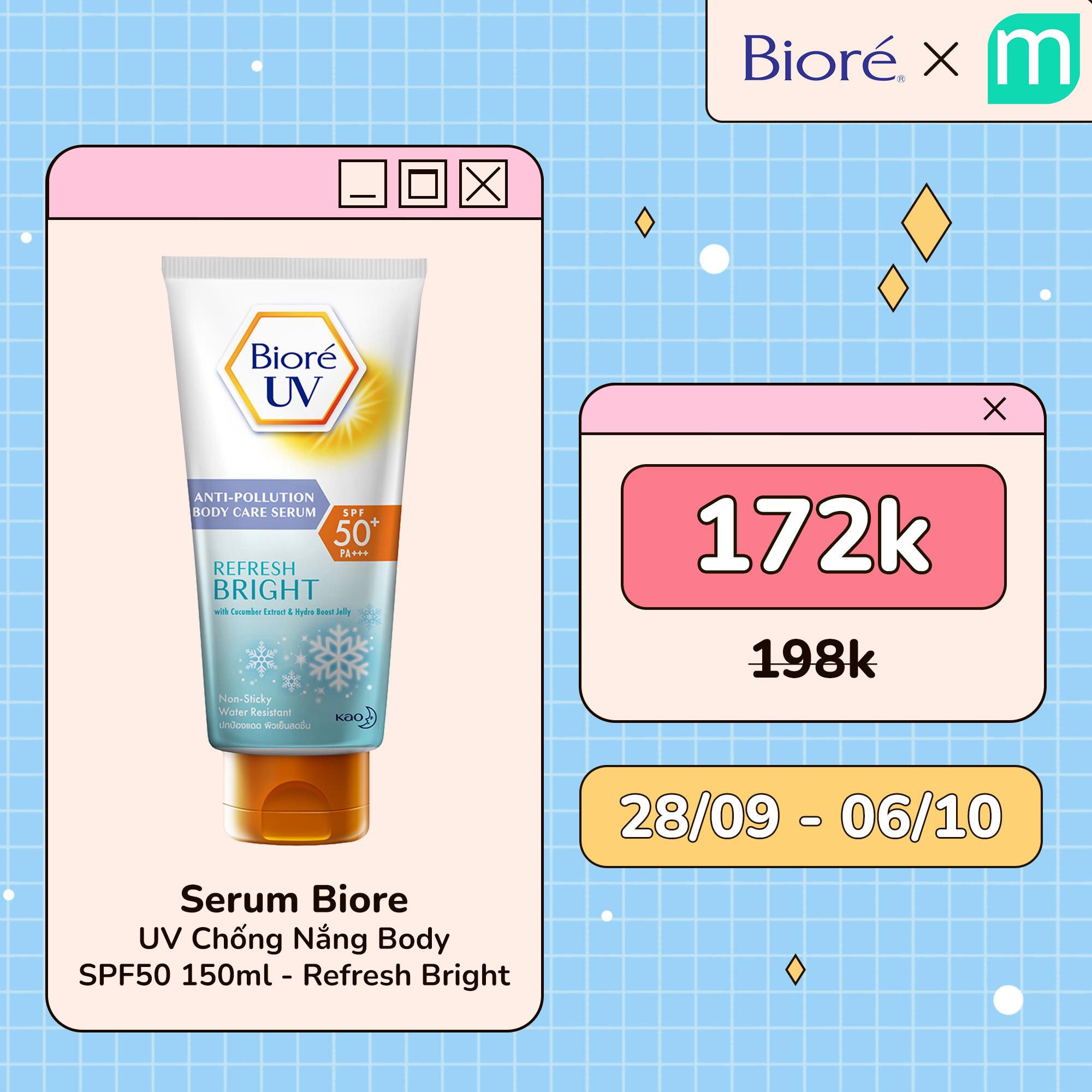 Chương Trình SALE KAOxMint (BIORE, FREEPLUS, CUREL, MEGURI)