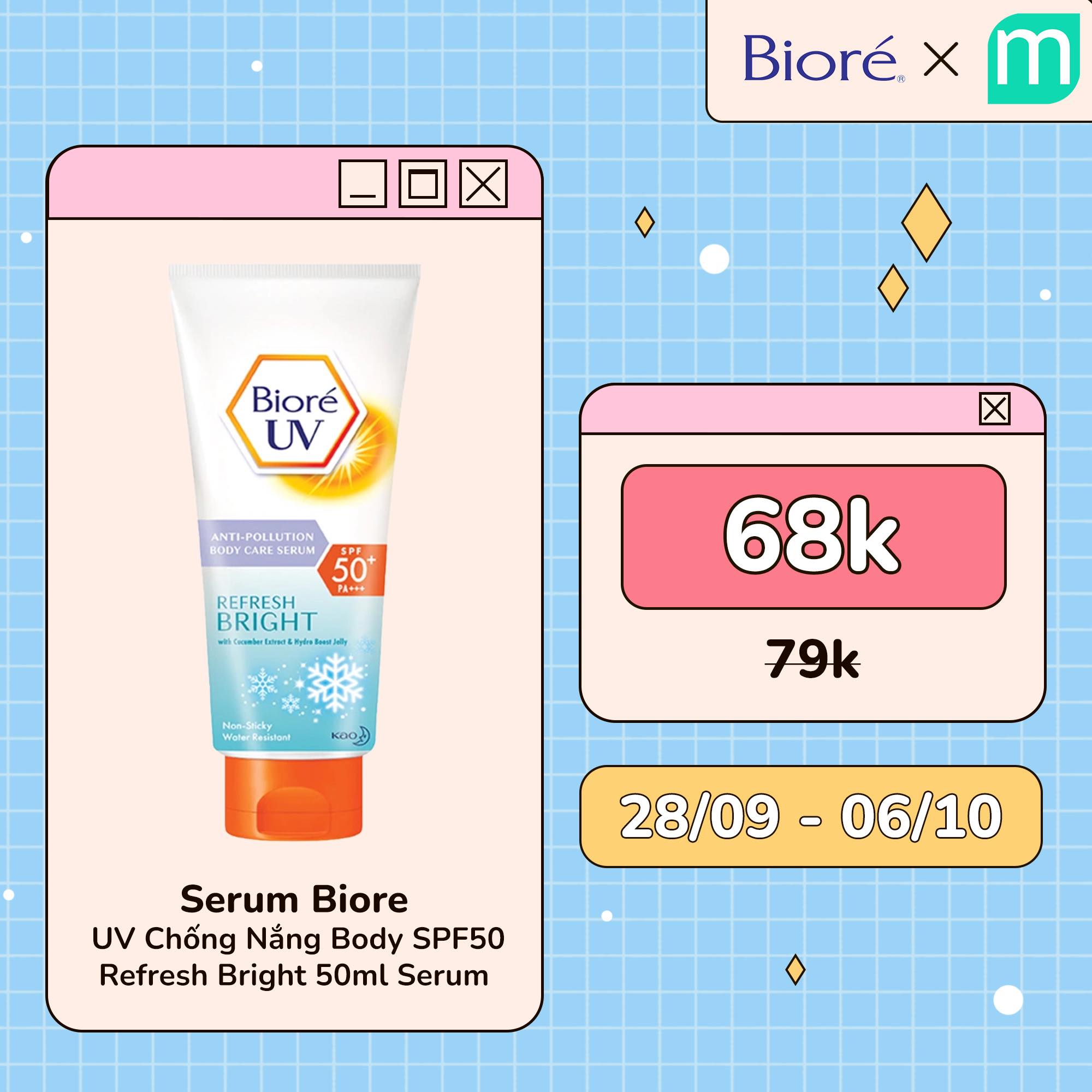 Chương Trình SALE KAOxMint (BIORE, FREEPLUS, CUREL, MEGURI)