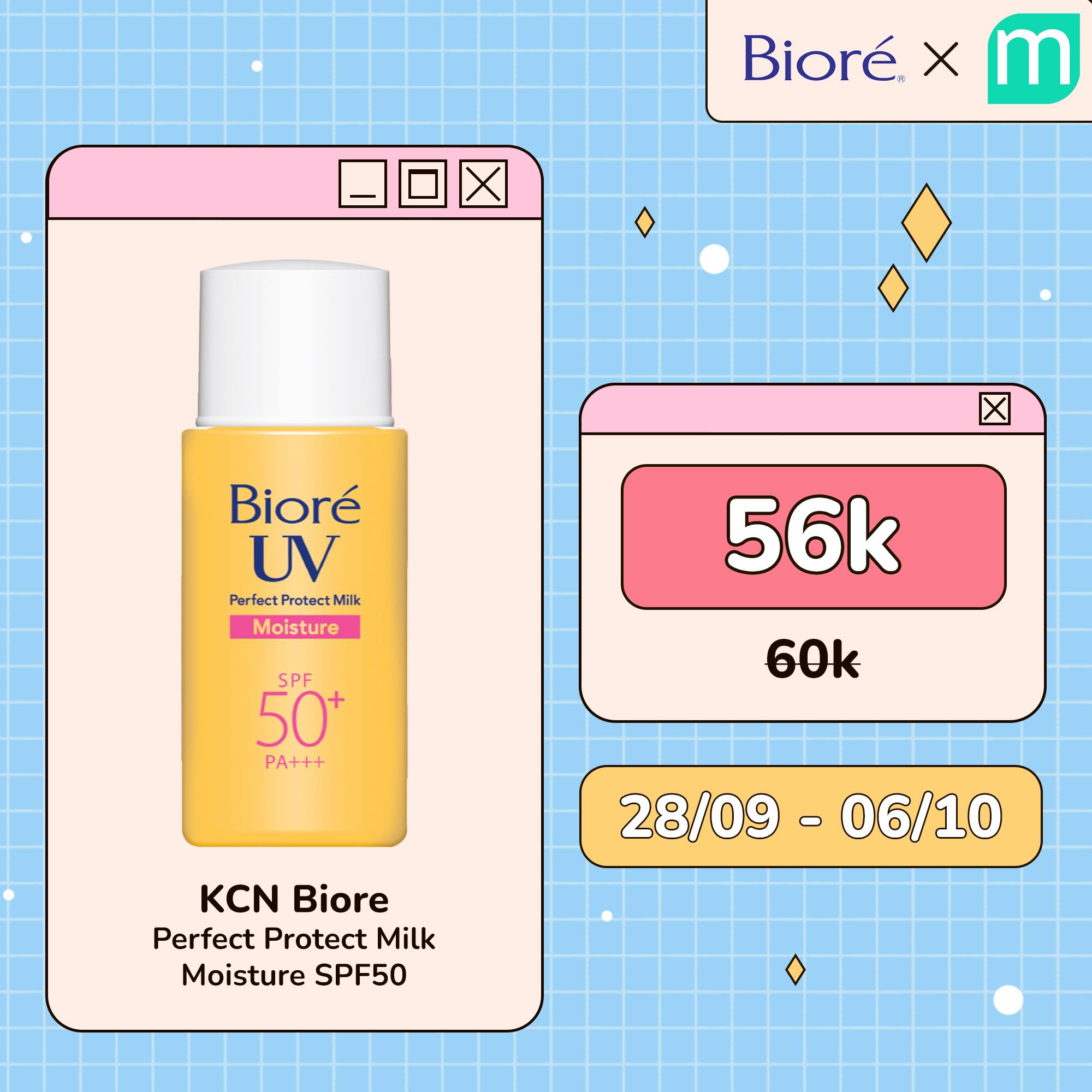 Chương Trình SALE KAOxMint (BIORE, FREEPLUS, CUREL, MEGURI)