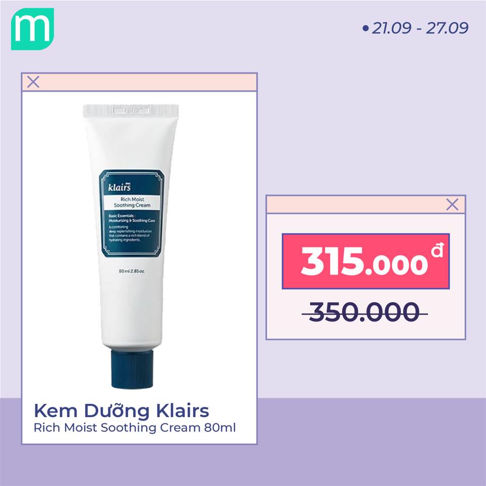 [MINT x KLAIRS] Tưng Bừng Quẩy Sale Up To 36% - Nhận Quà Hấp Dẫn