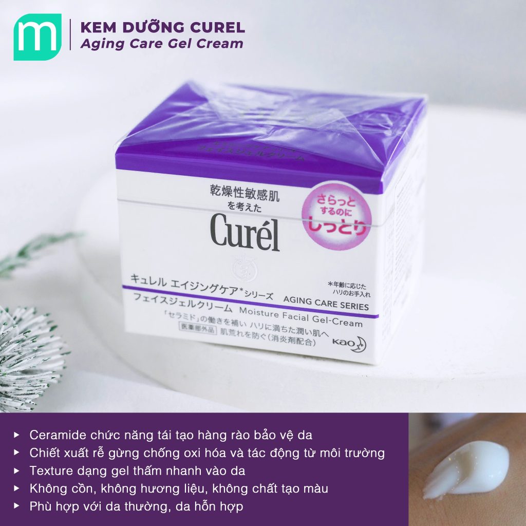 Kem Dưỡng Curel Aging Care Gel Cream 40G