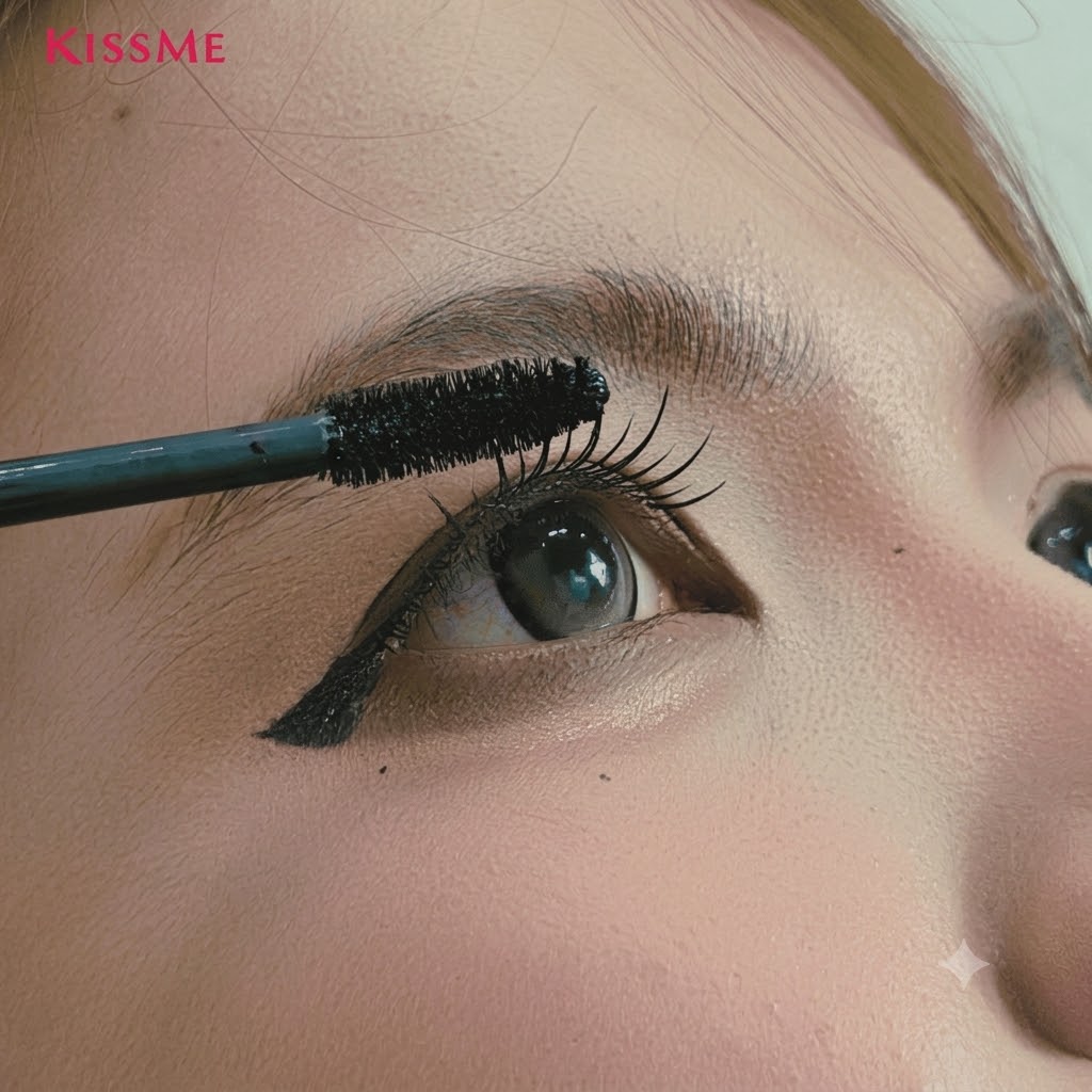 Mascara Kiss Me Nâng Cao Và Dày Mi Make Volume Up (Tím)