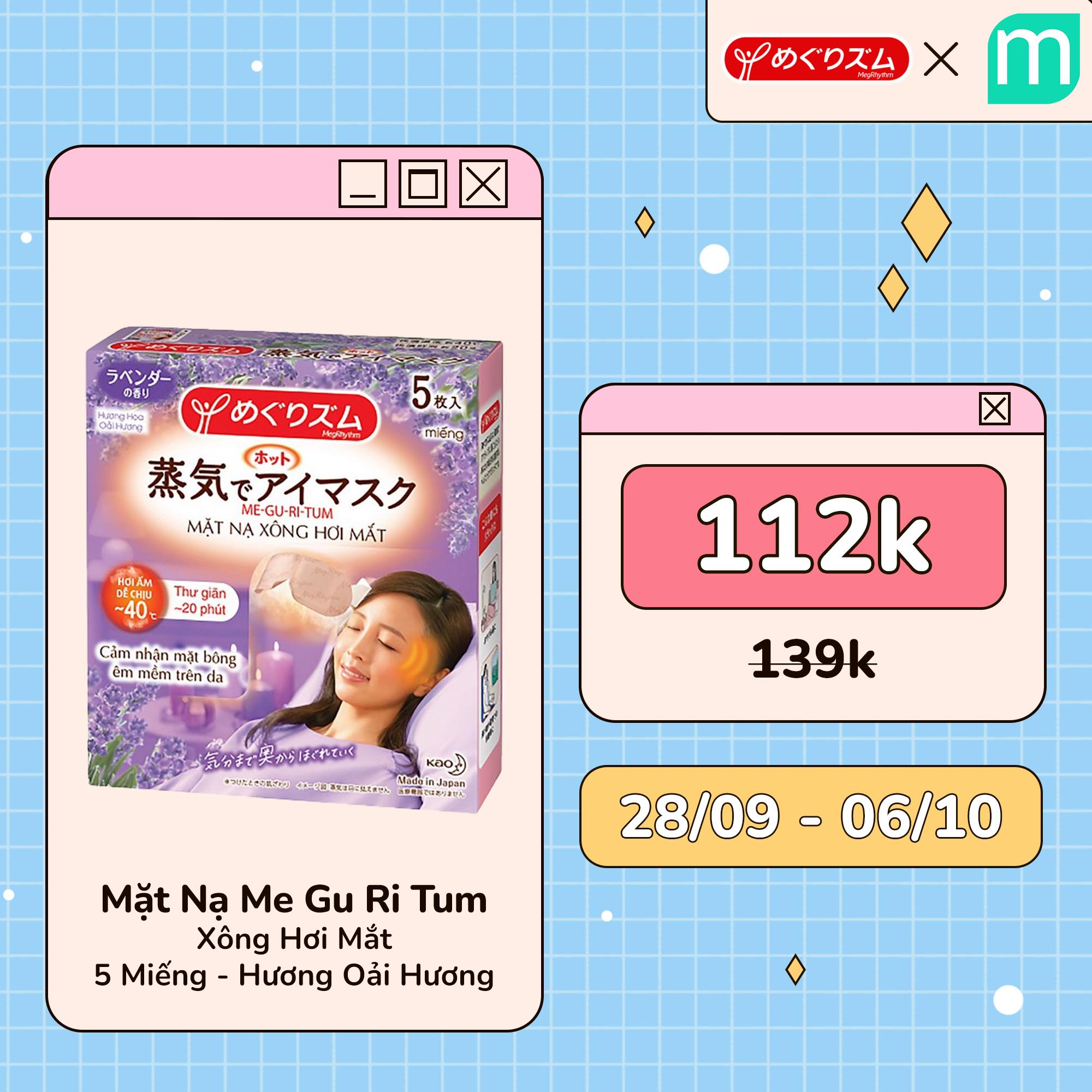 Chương Trình SALE KAOxMint (BIORE, FREEPLUS, CUREL, MEGURI)