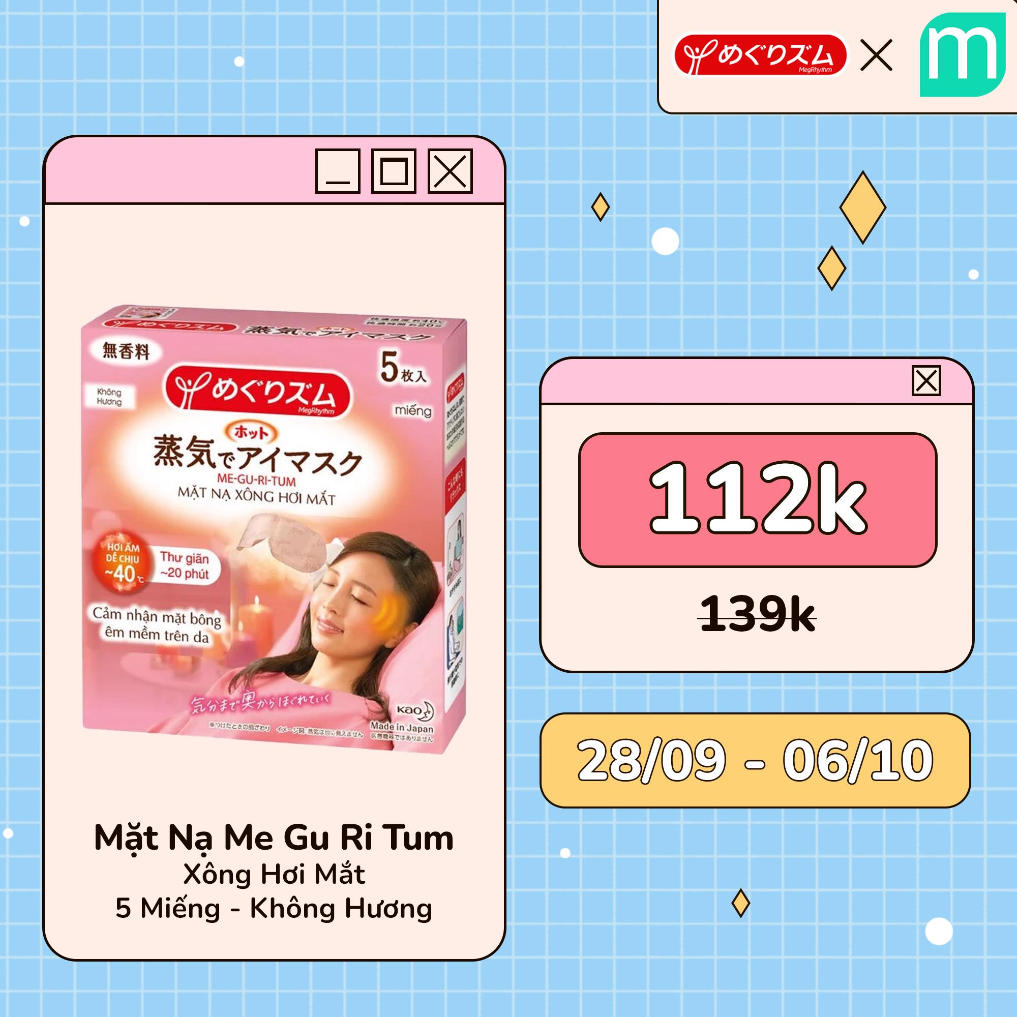 Chương Trình SALE KAOxMint (BIORE, FREEPLUS, CUREL, MEGURI)